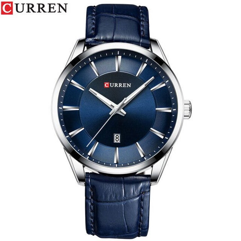 CURREN 8365 Simple Leather strap Watch for Man