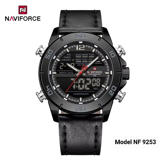 Naviforce 9253 L For Man - Black Watch