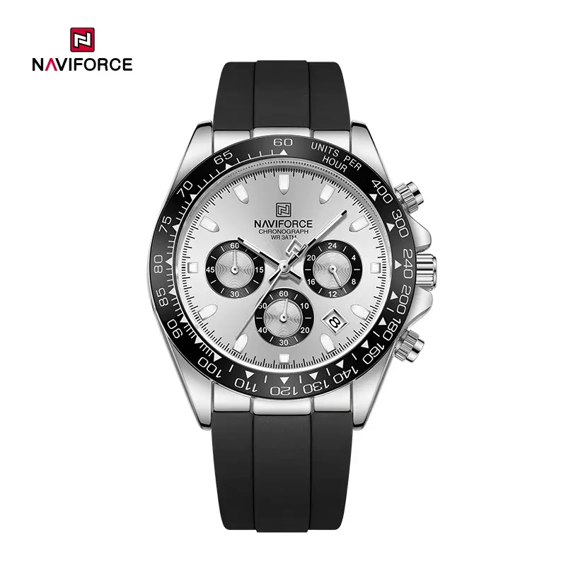 NAVIFORCE NF8054TPU Sleek Racing Charismatic Metallic Luminous Hands